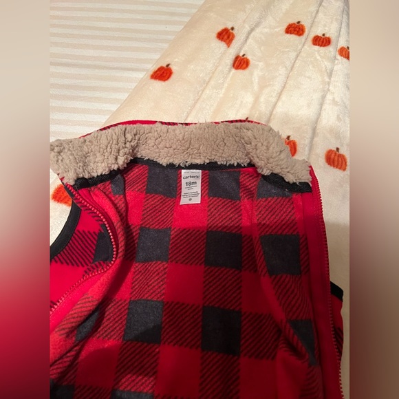 NEW W/O TAG | Carter’s Buffalo Plaid Vest - Picture 4 of 4